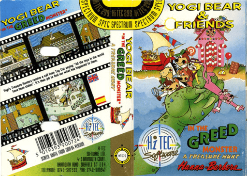 Yogi Bear & Friends: The Greed Monster box art for ZX Spectrum